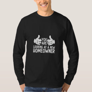 Womens Home Buyer First Time Homeowner Housewarmin T-Shirt