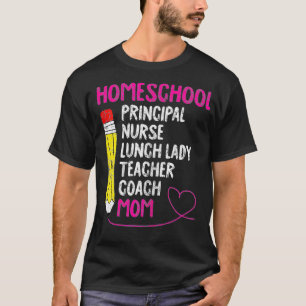 Womens Homeschool Mum Homeschooling Mama Mummy Mot T-Shirt
