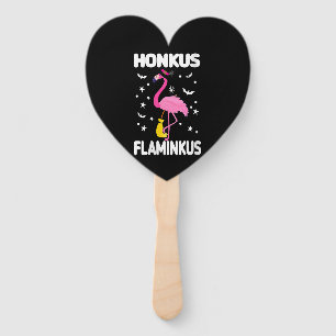 Womens Honkus Flaminkus Funny Gift for Halloween Hand Fan