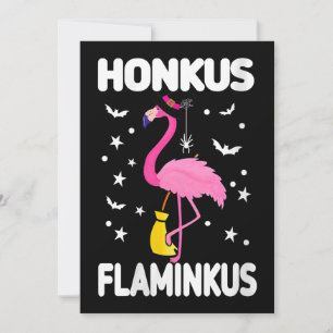 Womens Honkus Flaminkus Funny Gift for Halloween Holiday Card