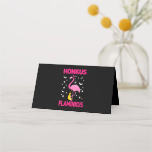 Womens Honkus Flaminkus Funny Gift for Halloween Place Card