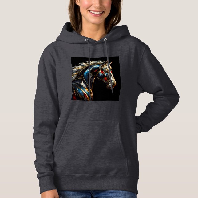 Women's Hooded Sweatshirt Artwork 13 (Front)