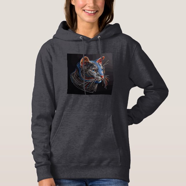 Women's Hooded Sweatshirt Artwork 24 (Front)