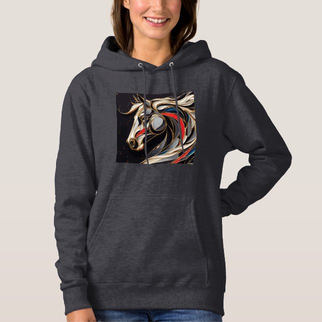 Women's Hooded Sweatshirt Artwork 32 (Front)