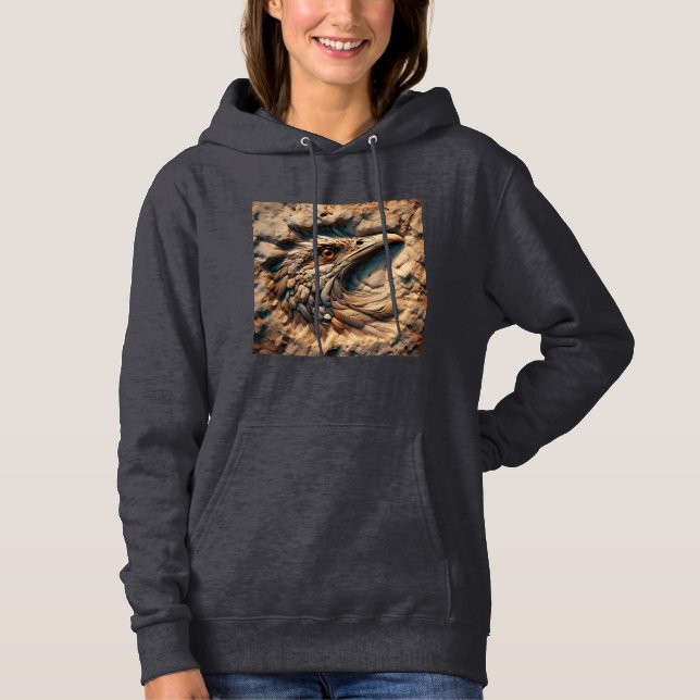 Women's Hooded Sweatshirt Artwork 33 (Front)