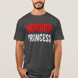 Womens Horror Movie Fan Horror Princess VNeck vint T-Shirt
