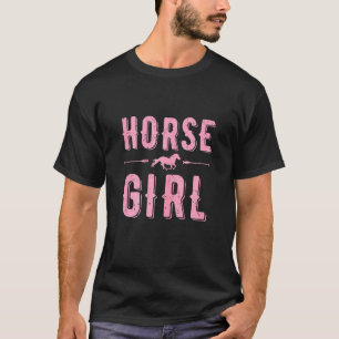Womens Horse Girl Equestrian Animal Farms Horse Tr T-Shirt