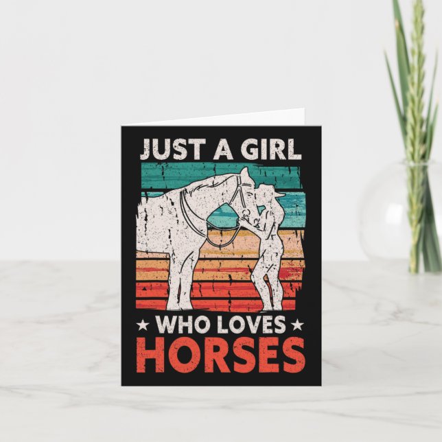 Womens Horse Riding Owner Outfit Equestrian Horse  Card (Front)