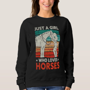 Womens Horse Riding Owner Outfit Equestrian Horse Sweatshirt