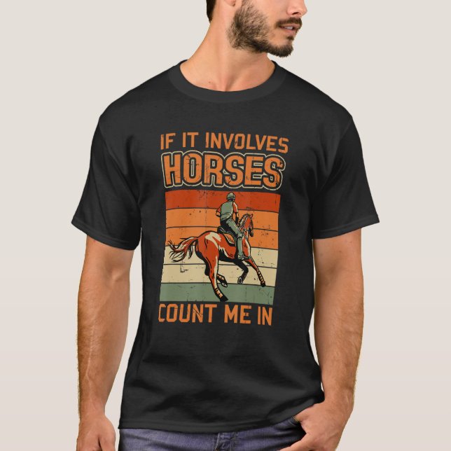 Womens Horse Riding Owner Outfit Equestrian Horse  T-Shirt (Front)