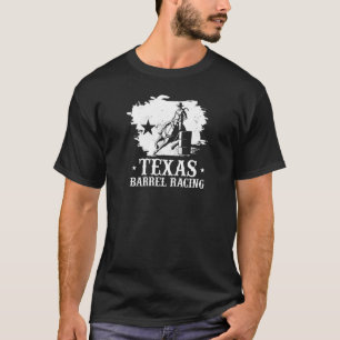 Womens Horse Riding Texas Rodeo Texas Barrel Racin T-Shirt