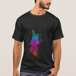 Womens Howl Wildlife Forest Animal Predator Portra T-Shirt