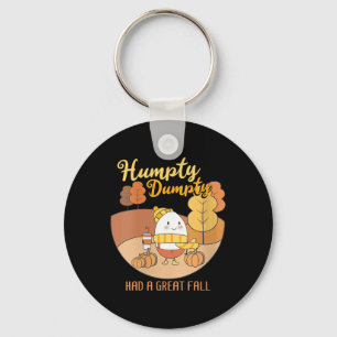 Womens Humpty Dumpty Had A Great Fall Funny Egg Th Key Ring