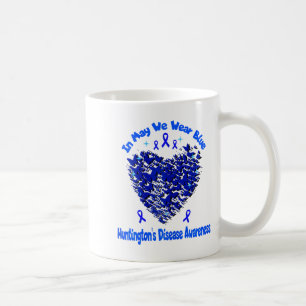 Womens Huntingtons Disease Awareness I Wear Blue I Coffee Mug