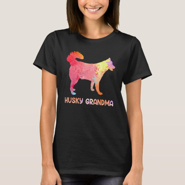 Womens Husky Dog Costume Mother s Day Siberian Hus T-Shirt (Front)