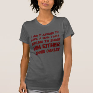 Women's I Ain't Afraid To Love A Man Funny T-Shirt