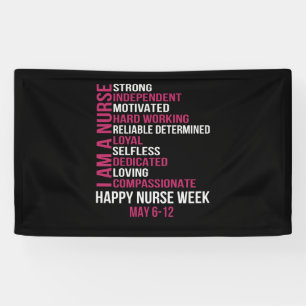 Womens I Am A Nurse Happy Nurse Week May 6-12 2021 Banner