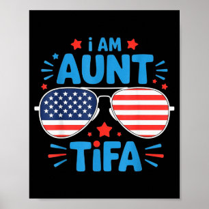 Womens I Am Aunt Tifa Tee  Poster