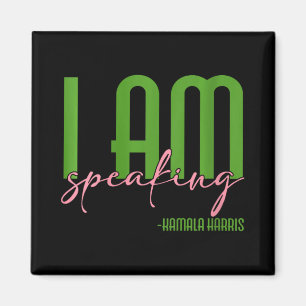 Womens I Am Speaking Kamala Harris Magnet
