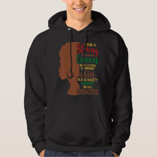 Womens I Am Strong Scorpio Queen Birthday Zodiac D Hoodie