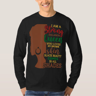 Womens I Am Strong Scorpio Queen Birthday Zodiac D T-Shirt