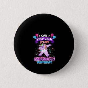 Womens I Cant Keep Calm Its My Granddaughter Birth 6 Cm Round Badge