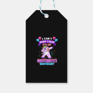 Womens I Cant Keep Calm Its My Granddaughter Birth Gift Tags