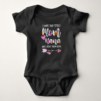 Womens I Have Two Titles Mum And Nana t shirt