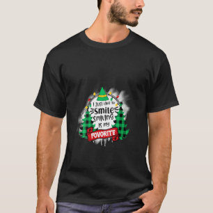 Womens I Just Like To Smile Smiling Is My Favourit T-Shirt