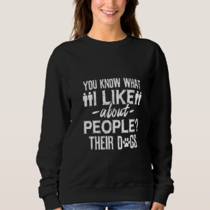 Womens I Like Other People's Dog Sweatshirt