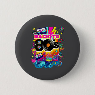 Women's I Love 80's, Colorful Back To 80's Fashion 6 Cm Round Badge