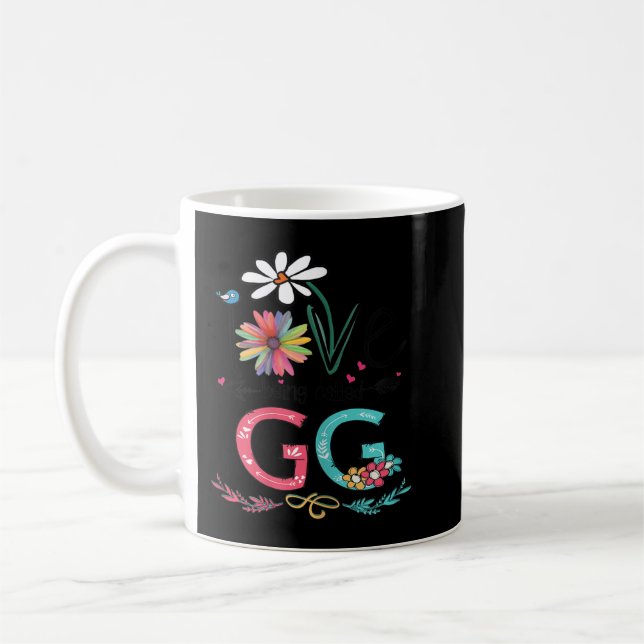 Womens I Love Being Called Gg Sunflower Mother's D Coffee Mug (Left)