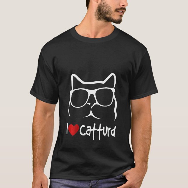 Womens I Love Catturd T-Shirt (Front)