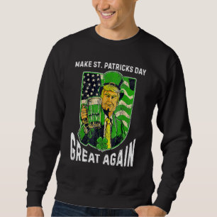Womens I Love Day Drinking St Patricks Irish Lepre Sweatshirt