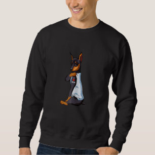 Womens I Love Mum Tattoo Manchester Terrier Mum Do Sweatshirt
