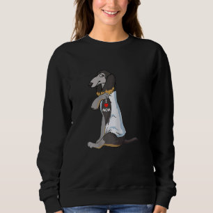Womens I Love Mum Tattoo Saluki Mum Dog  Women Sweatshirt