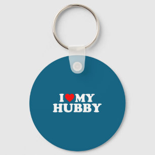 Women's i love my hubby key ring