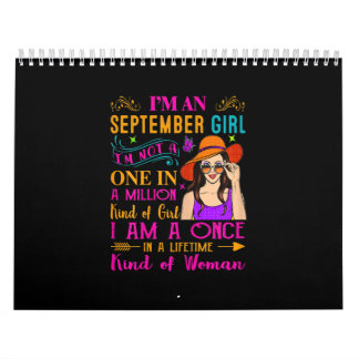 Womens I’m a September Girl | Birthday Gift Calendar