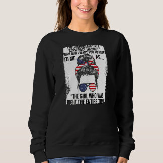 Womens I No Longer Identify As A Conspiracy Theori Sweatshirt