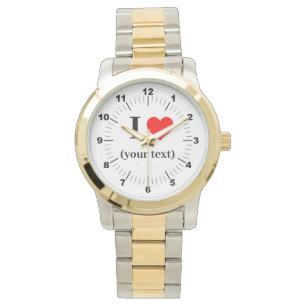 Women's I❤️ Oversized Bracelet Watch