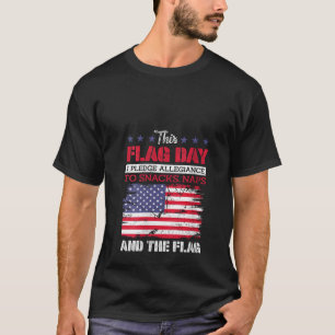 Womens I pledge allegiance to Snacks Naps and the T-Shirt