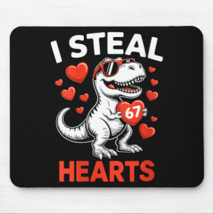 Womens I Steal 67 Hearts Valentine’s Day 67 Meme 6 Mouse Pad