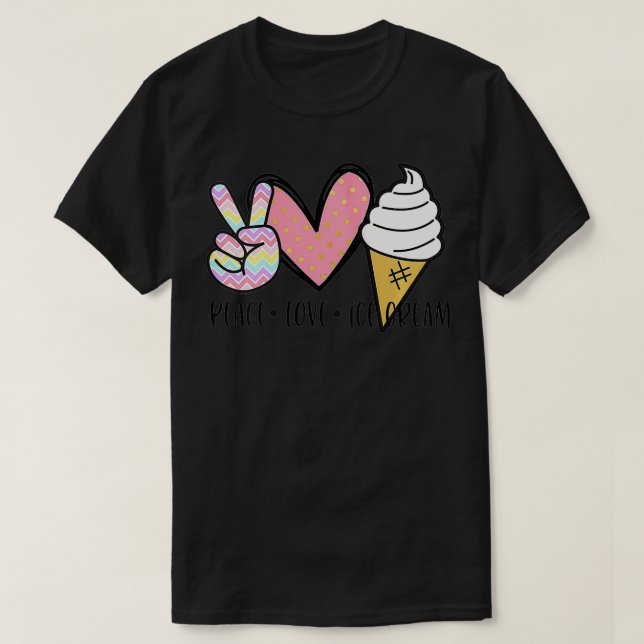 Womens  Ice Cream Cute for Girls ns Women  T-Shirt (Design Front)