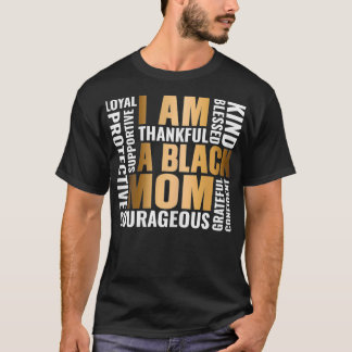 Womens I'm A Black Mum African American Juneteenth T-Shirt