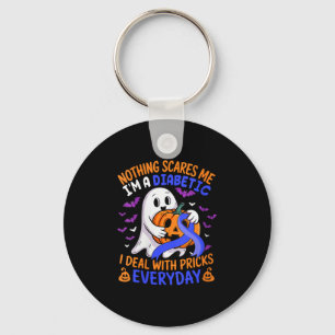 Womens Im A Diabetic Deal With S Everyday Hallowee Key Ring