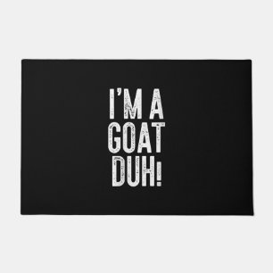 Womens Im A Goat Duh! Costume Gift Doormat