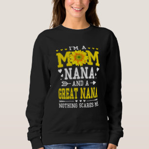 Womens I'm A Mum Nana Great Grandma Mother's Day S Sweatshirt