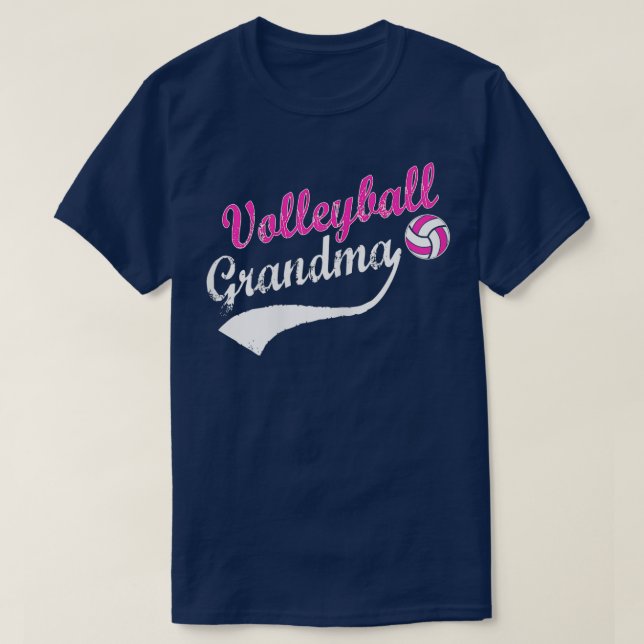 Womens Im a Volleyball Grandma  T-Shirt (Design Front)