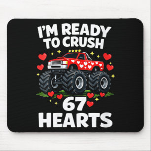 Women's I'm Ready To Crush 67 Hearts Truck Valenti Mouse Pad