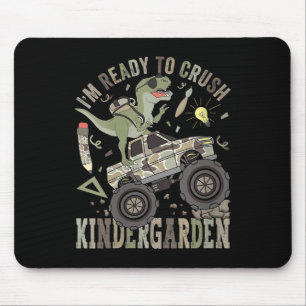 Womens Im Ready To Crush Kindergarten Monster Truc Mouse Pad